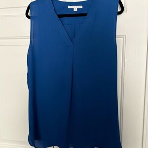 Violet & Claire Blue Sleeveless Blouse